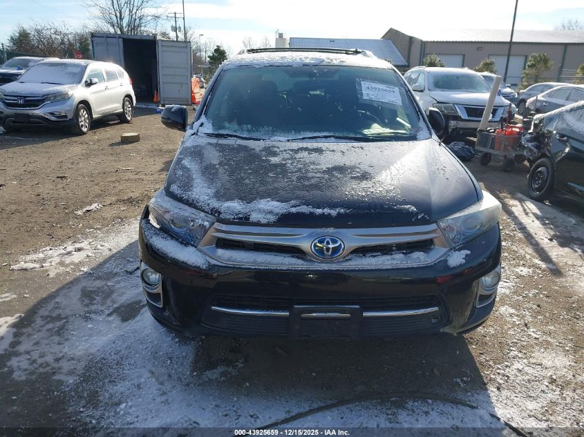 2011 Toyota Highlander Hybrid Limited V6 VIN: JTEDC3EH5B2003956 Lot: 43925659