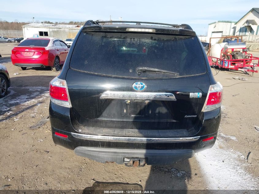 2011 Toyota Highlander Hybrid Limited V6 VIN: JTEDC3EH5B2003956 Lot: 43925659