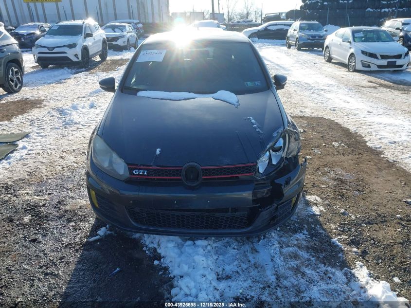 2011 Volkswagen Gti 4-Door Autobahn VIN: WVWHV7AJ9BW128760 Lot: 43925698