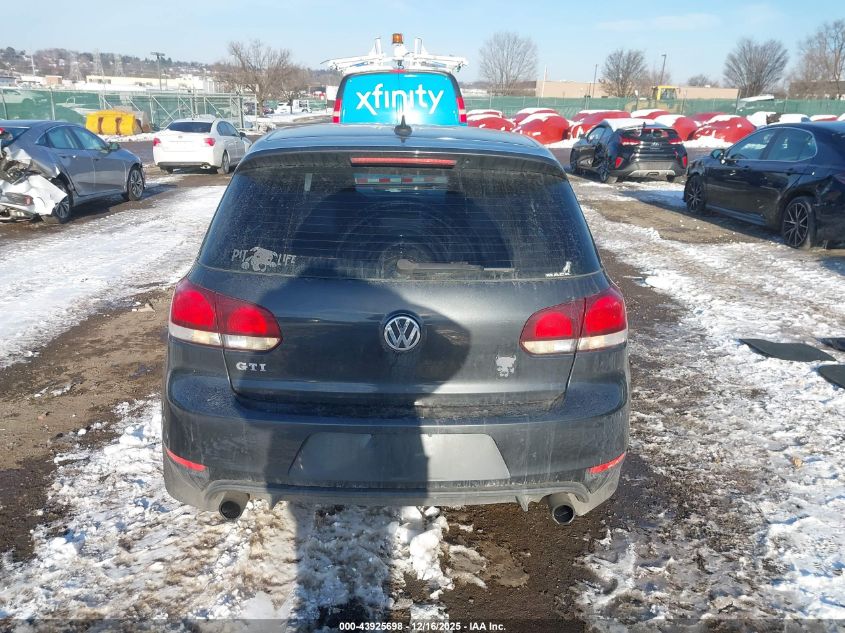 2011 Volkswagen Gti 4-Door Autobahn VIN: WVWHV7AJ9BW128760 Lot: 43925698