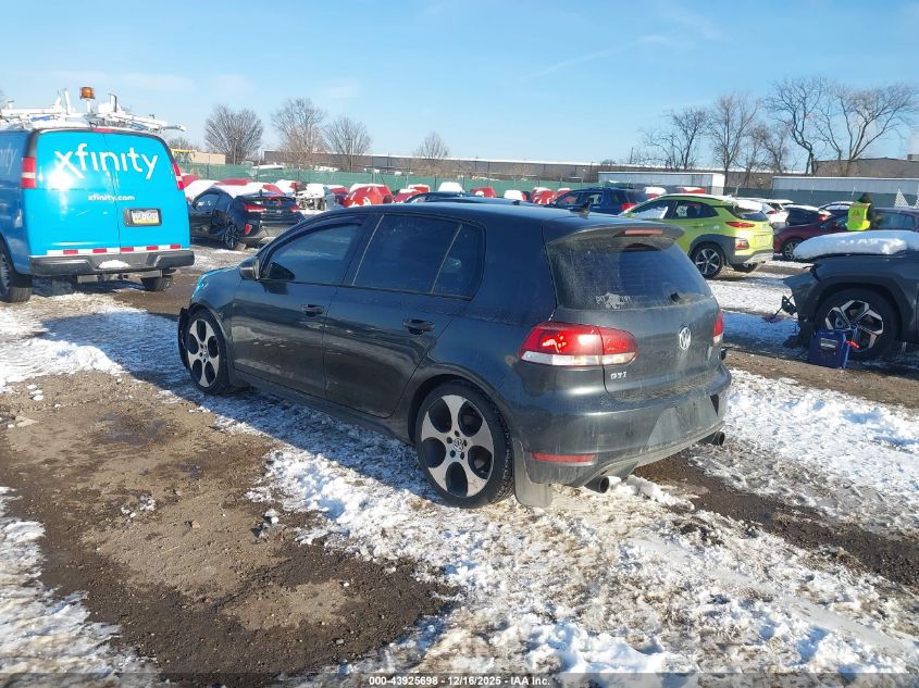 2011 Volkswagen Gti 4-Door Autobahn VIN: WVWHV7AJ9BW128760 Lot: 43925698