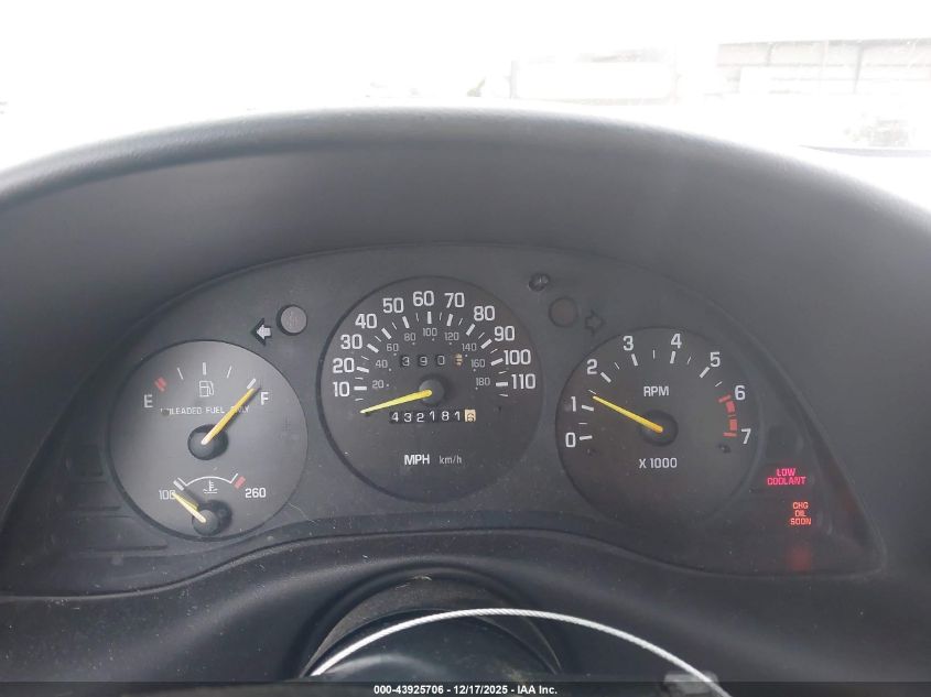 1999 Chevrolet Monte Carlo Z34 VIN: 2G1WX12K4X9119852 Lot: 43925706