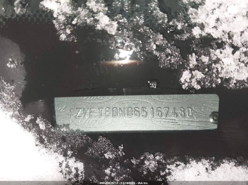 2006 Ford Mustang V6 VIN: 1ZVFT80N065167480 Lot: 43925713