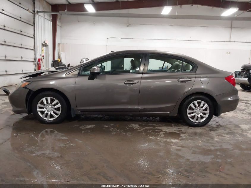 2012 Honda Civic Lx VIN: 19XFB2F55CE004849 Lot: 43925731