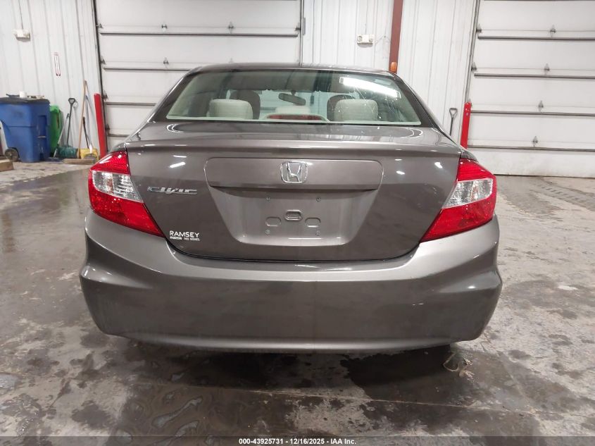 2012 Honda Civic Lx VIN: 19XFB2F55CE004849 Lot: 43925731