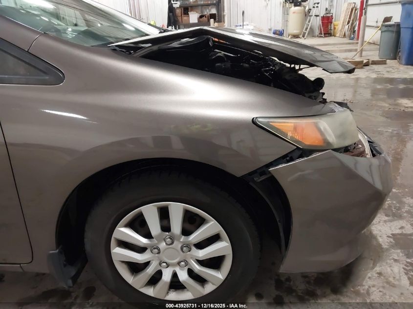 2012 Honda Civic Lx VIN: 19XFB2F55CE004849 Lot: 43925731