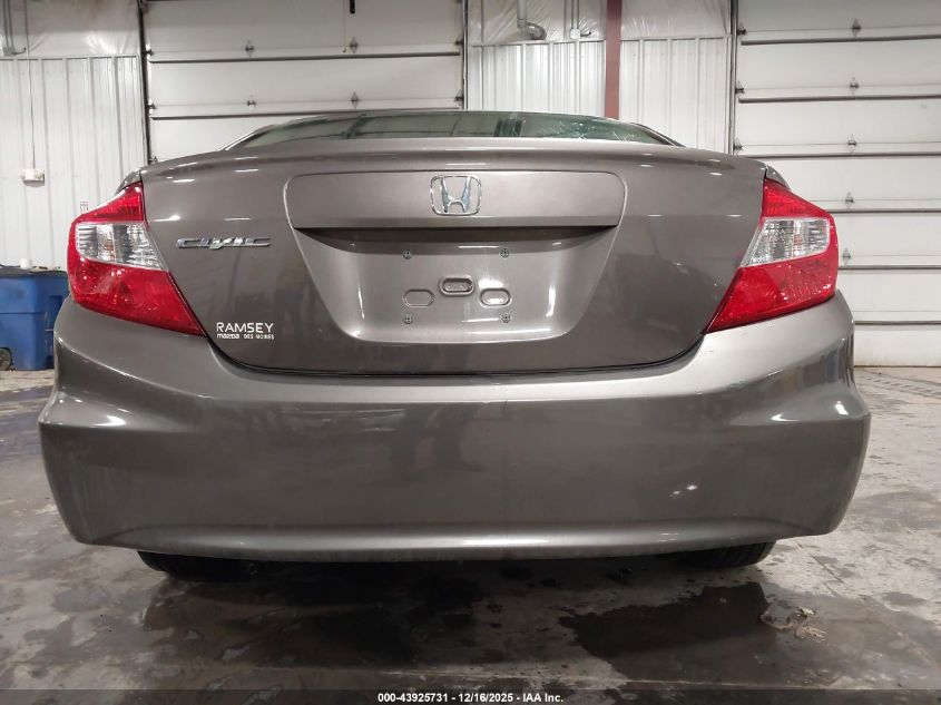 2012 Honda Civic Lx VIN: 19XFB2F55CE004849 Lot: 43925731