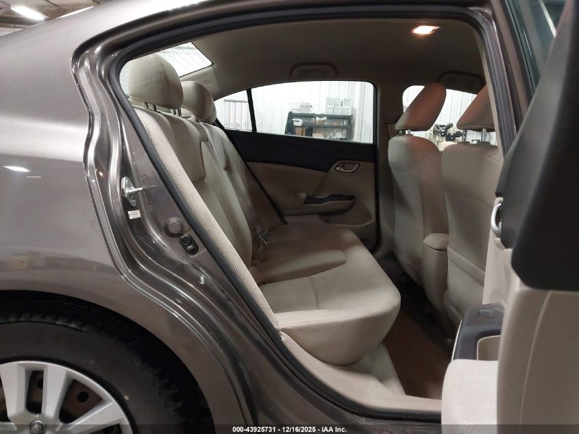 2012 Honda Civic Lx VIN: 19XFB2F55CE004849 Lot: 43925731