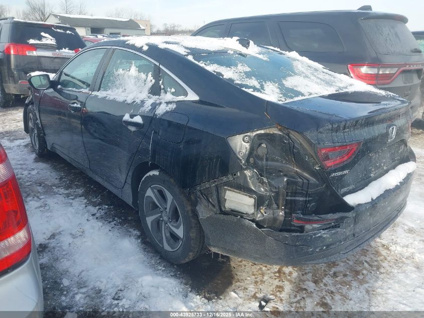 2019 Honda Insight Ex VIN: 19XZE4F54KE011936 Lot: 43925733