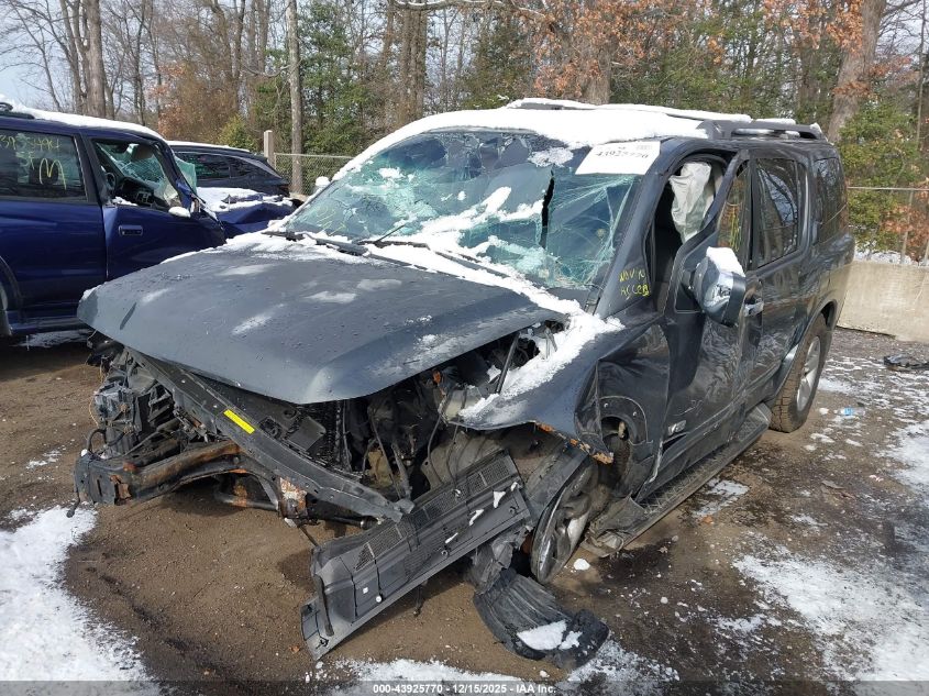 2008 Nissan Armada Se VIN: 5N1AA08CX8N620767 Lot: 43925770