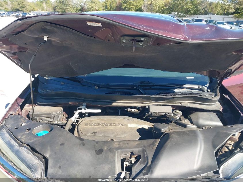 2017 Honda Pilot Ex-L VIN: 5FNYF5H55HB012835 Lot: 43925787