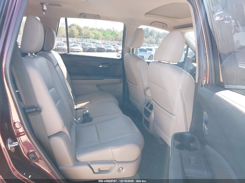 2017 Honda Pilot Ex-L VIN: 5FNYF5H55HB012835 Lot: 43925787