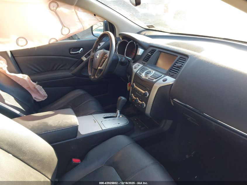 2010 Nissan Murano Sl VIN: JN8AZ1MW1AW100965 Lot: 43925802