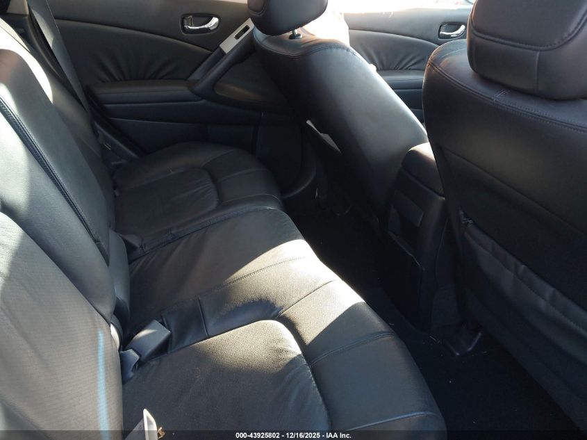 2010 Nissan Murano Sl VIN: JN8AZ1MW1AW100965 Lot: 43925802