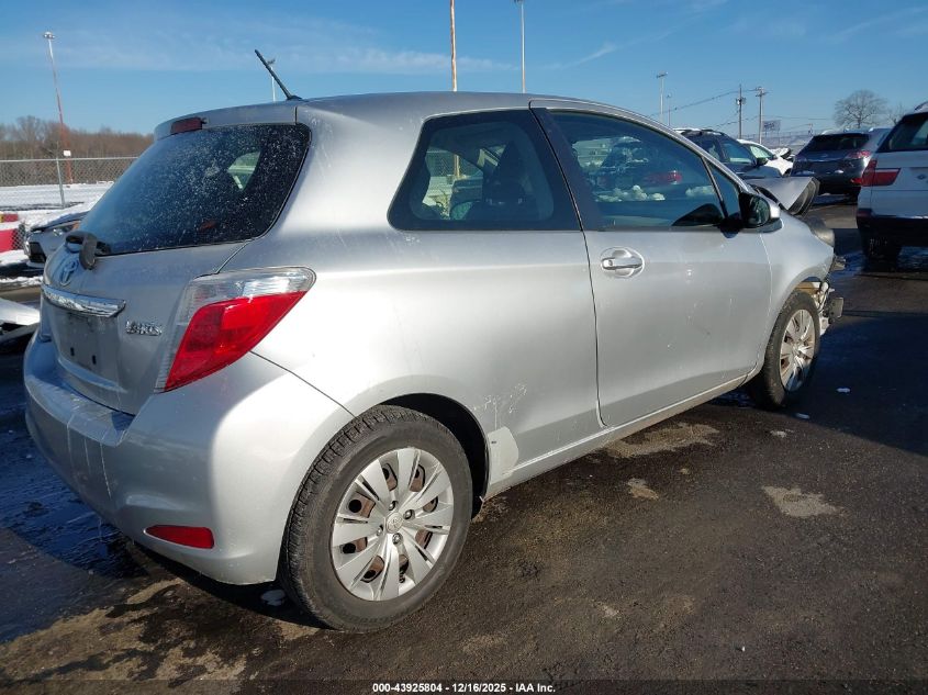 2013 Toyota Yaris L VIN: JTDJTUD3XDD572425 Lot: 43925804