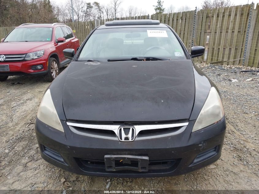2006 Honda Accord 3.0 Ex VIN: 1HGCM66556A063753 Lot: 43925815