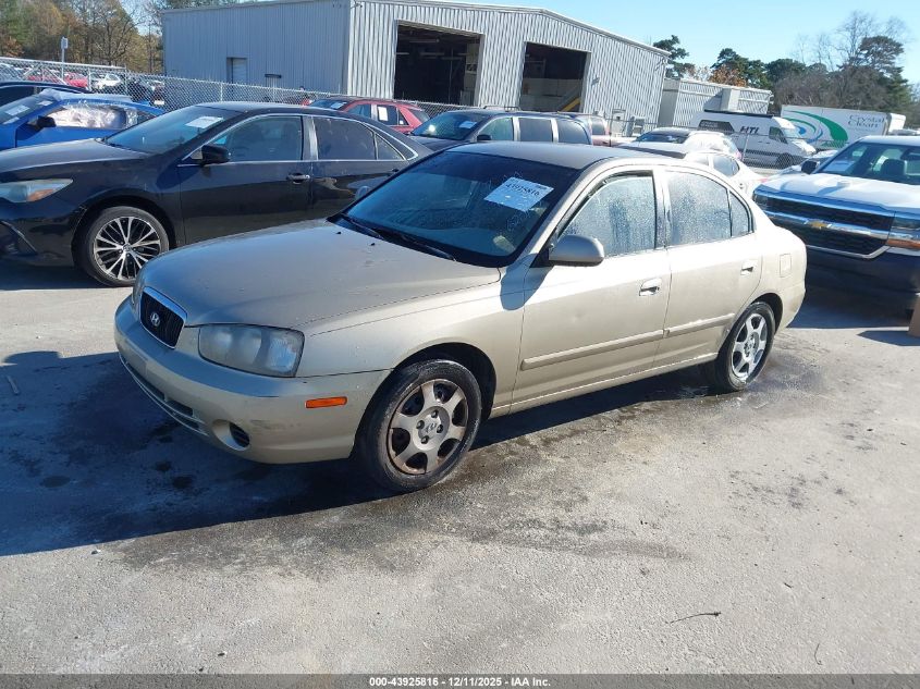 KMHDN45D63U620141 2003 HYUNDAI ELANTRA photo no. 2