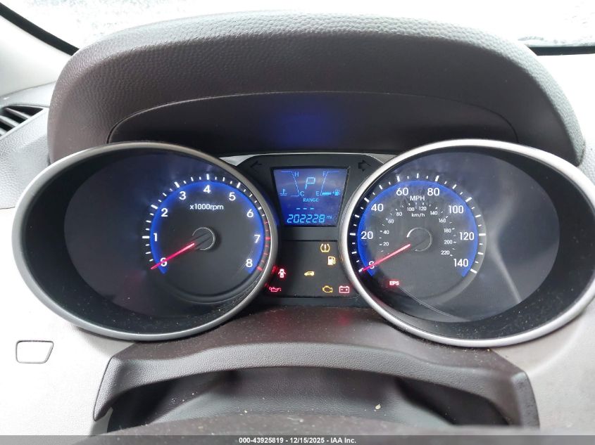 2013 Hyundai Tucson Limited VIN: KM8JU3AC5DU772832 Lot: 43925819