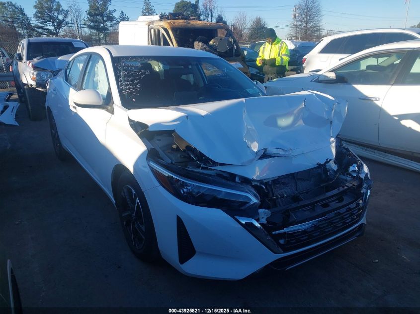 2025 Nissan Sentra Sv VIN: 3N1AB8CVXSY300578 Lot: 43925821