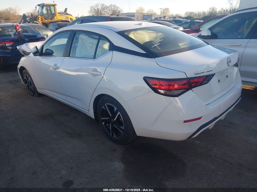 2025 Nissan Sentra Sv VIN: 3N1AB8CVXSY300578 Lot: 43925821