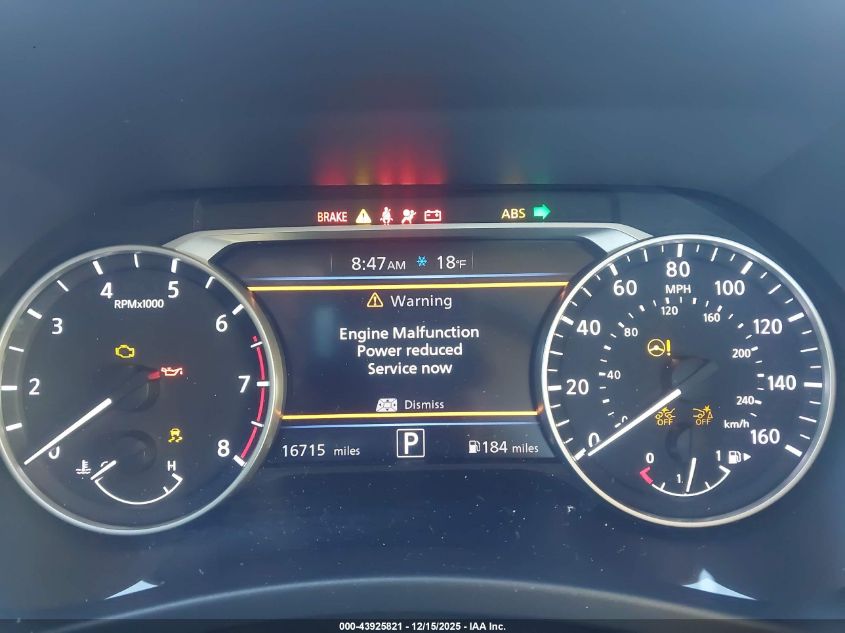 2025 Nissan Sentra Sv VIN: 3N1AB8CVXSY300578 Lot: 43925821