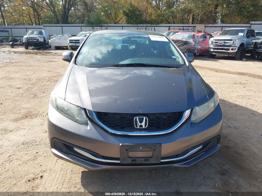 2013 Honda Civic Ex VIN: 19XFB2F81DE050416 Lot: 43925826