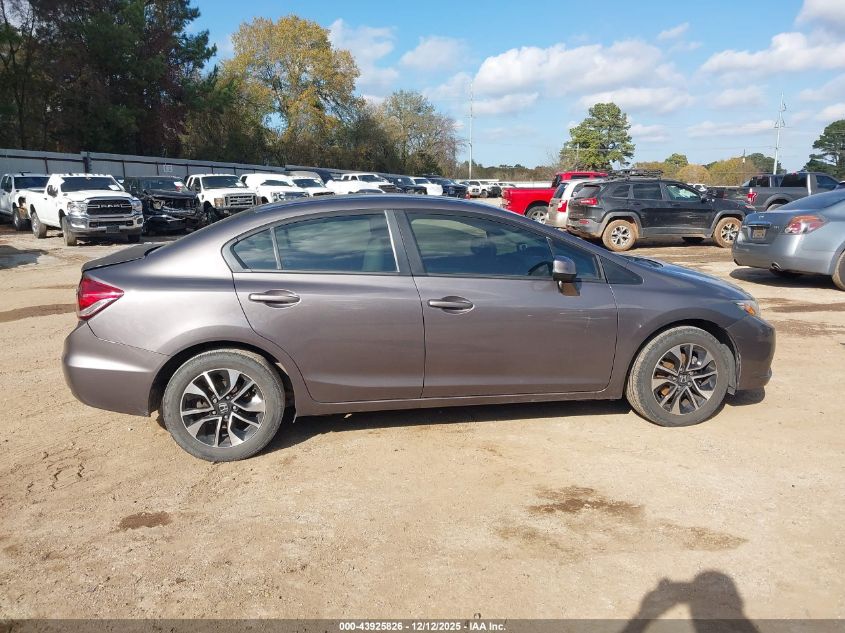 2013 Honda Civic Ex VIN: 19XFB2F81DE050416 Lot: 43925826