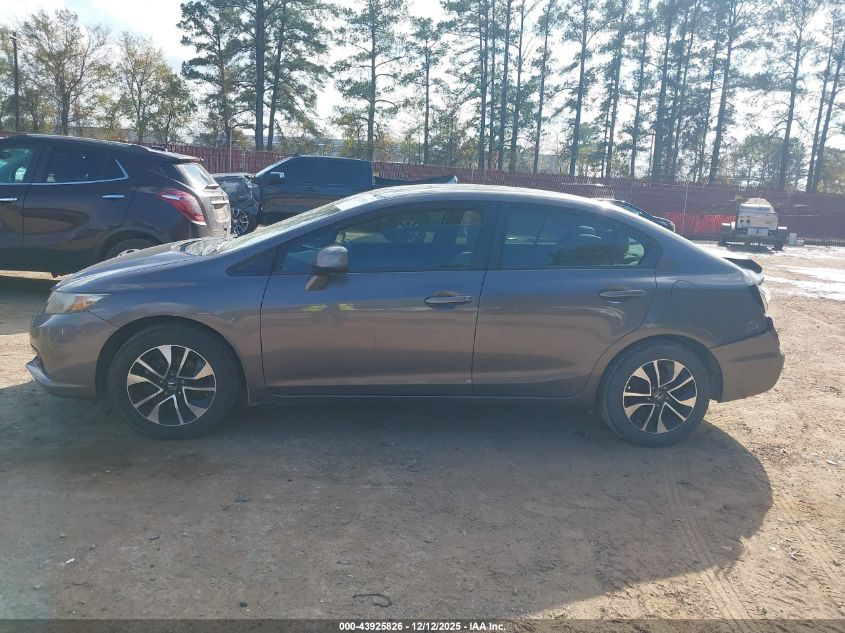 2013 Honda Civic Ex VIN: 19XFB2F81DE050416 Lot: 43925826