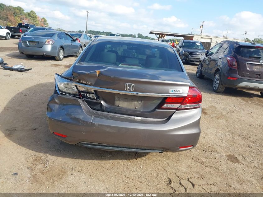 2013 Honda Civic Ex VIN: 19XFB2F81DE050416 Lot: 43925826