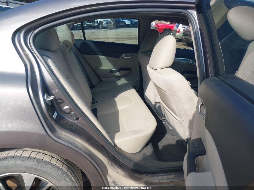 2013 Honda Civic Ex VIN: 19XFB2F81DE050416 Lot: 43925826