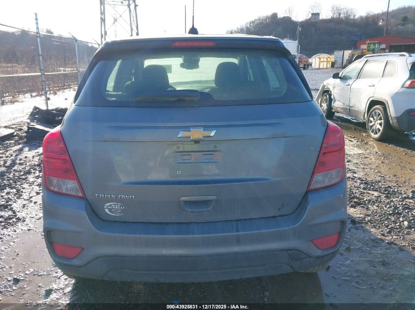 2020 Chevrolet Trax Awd Ls VIN: 3GNCJNSB2LL338908 Lot: 43925831