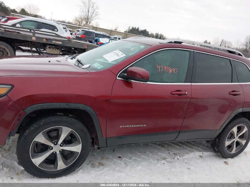2019 Jeep Cherokee Limited 4X4 VIN: 1C4PJMDX1KD364983 Lot: 43925843