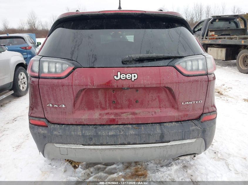 2019 Jeep Cherokee Limited 4X4 VIN: 1C4PJMDX1KD364983 Lot: 43925843
