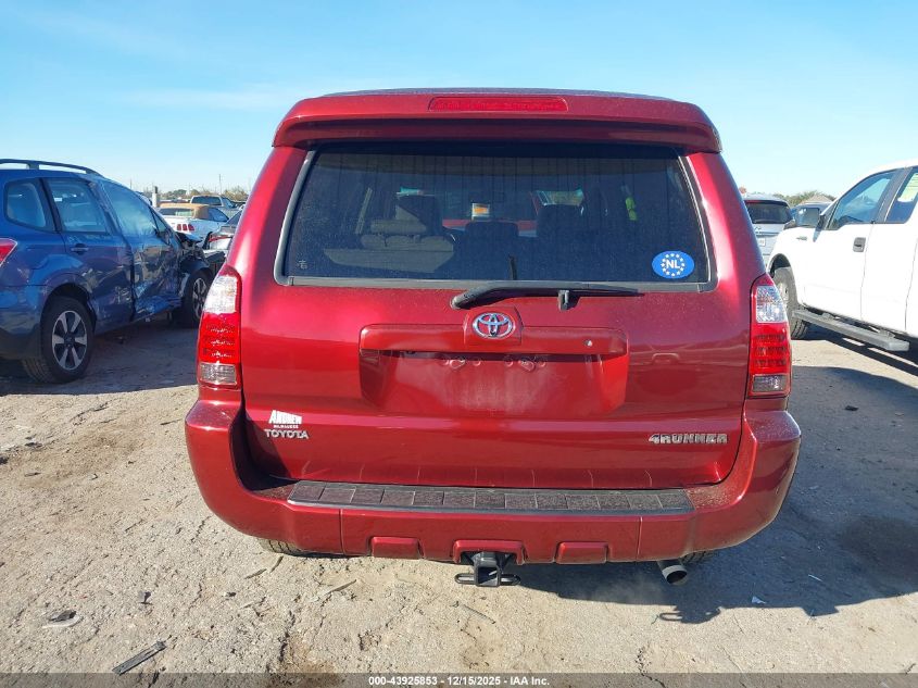 2007 Toyota 4Runner Limited V6 VIN: JTEZU17R278087106 Lot: 43925853