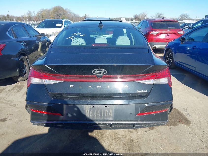 2024 Hyundai Elantra Limited VIN: KMHLP4DG0RU773608 Lot: 43925856