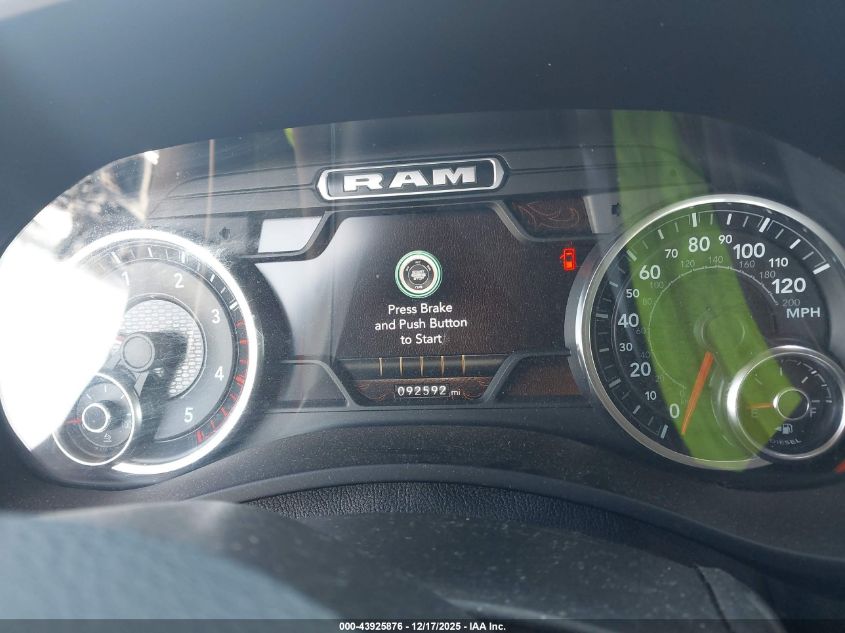 2022 Ram 2500 Laramie 4X4 6'4 Box VIN: 3C6UR5FL0NG325893 Lot: 43925876