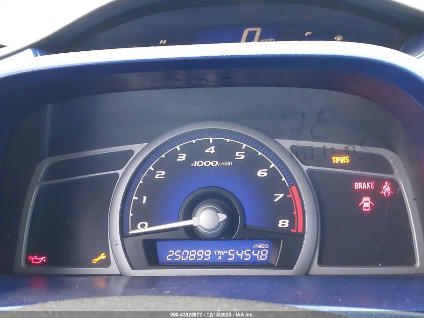 2008 Honda Civic Lx VIN: 2HGFG11648H563382 Lot: 43925877