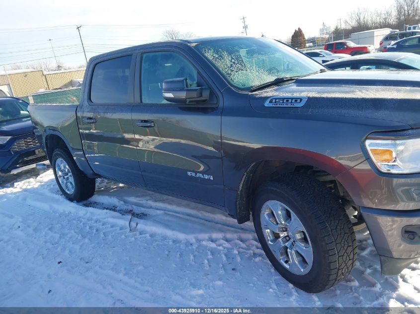 2019 Ram 1500 Big Horn/Lone Star 4X4 5'7 Box VIN: 1C6SRFFT9KN891986 Lot: 43925910