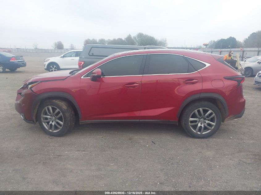 2016 Lexus Nx 200T VIN: JTJYARBZ2G2036140 Lot: 43925930