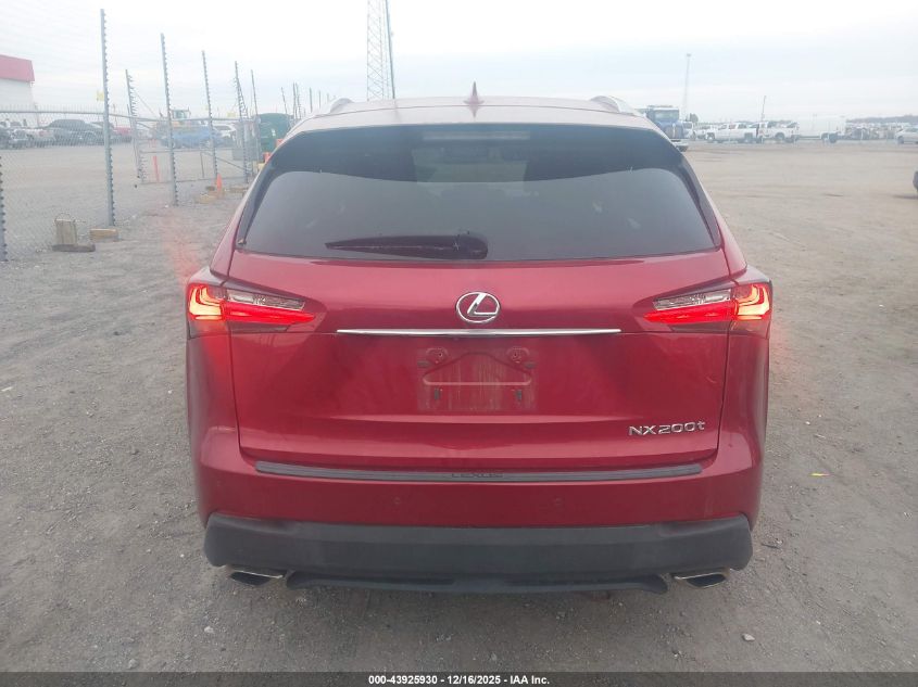2016 Lexus Nx 200T VIN: JTJYARBZ2G2036140 Lot: 43925930