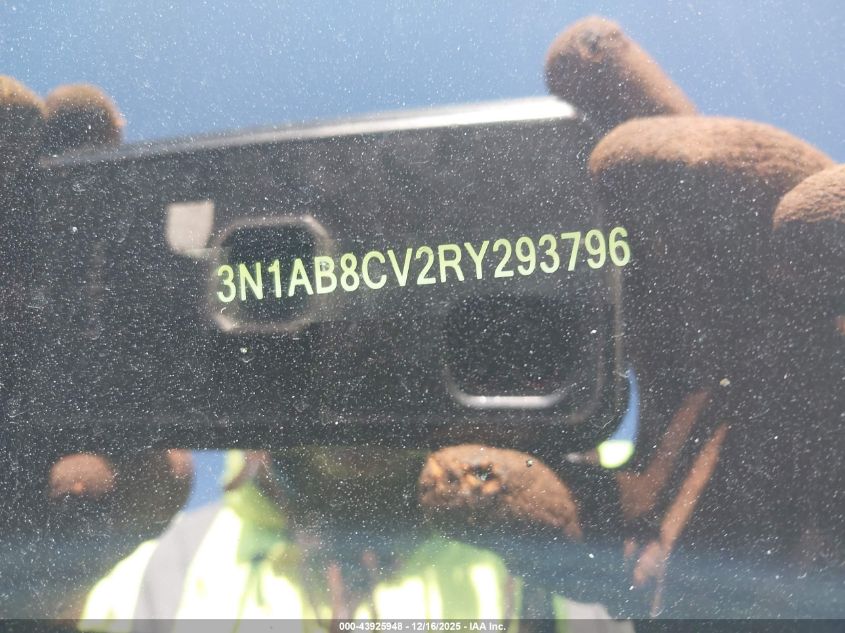 2024 Nissan Sentra Sv Xtronic Cvt VIN: 3N1AB8CV2RY293796 Lot: 43925948