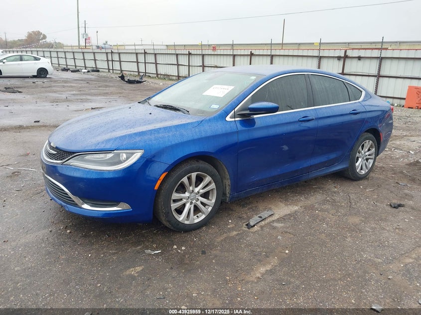 Vin: 1c3cccab0fn567072, lot: 44421586, chrysler 200 limited 20152