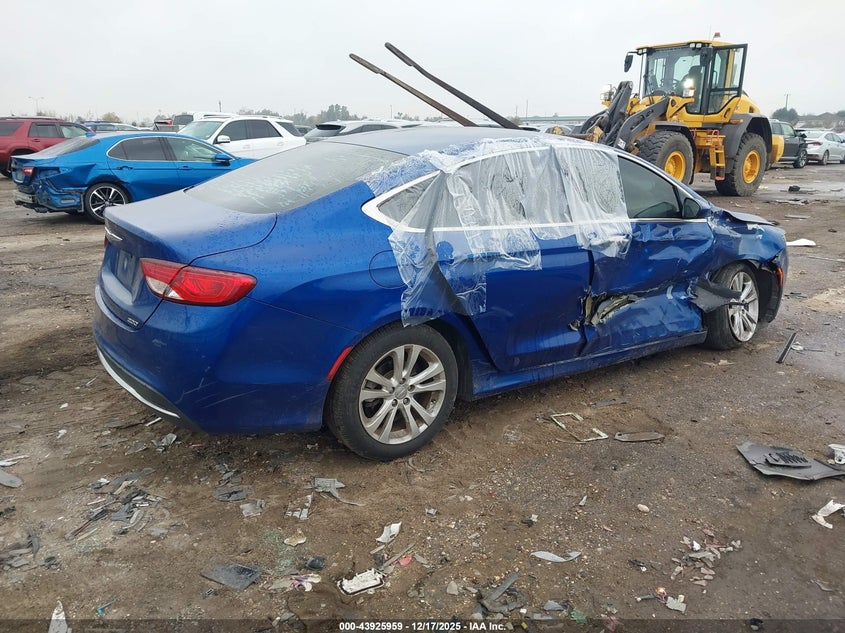 Vin: 1c3cccab0fn567072, lot: 44421586, chrysler 200 limited 20154