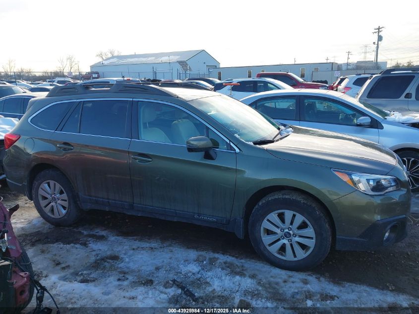 2016 Subaru Outback 2.5I Premium VIN: 4S4BSBFC6G3295772 Lot: 43925984