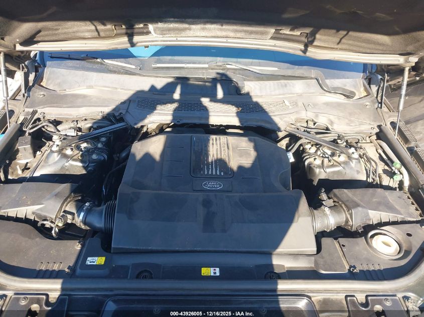 2016 Land Rover Range Rover Sport 3.0L V6 Supercharged Hse VIN: SALWR2PF0GA115619 Lot: 43926005