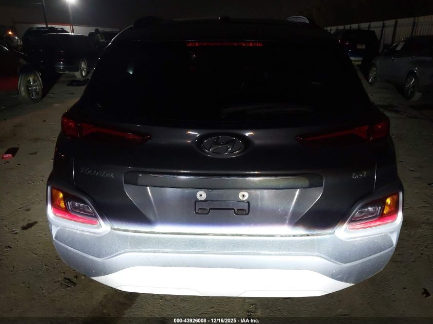 2018 Hyundai Kona Limited VIN: KM8K33A58JU099121 Lot: 43926008