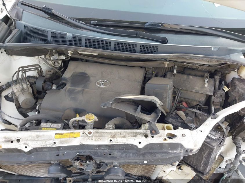 2015 Toyota Sienna Xle Premium 8 Passenger VIN: 5TDYK3DC9FS666699 Lot: 43926015