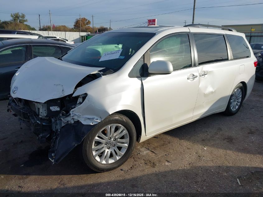 2015 Toyota Sienna Xle Premium 8 Passenger VIN: 5TDYK3DC9FS666699 Lot: 43926015