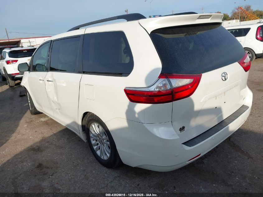 2015 Toyota Sienna Xle Premium 8 Passenger VIN: 5TDYK3DC9FS666699 Lot: 43926015