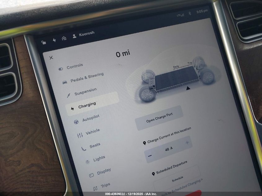 2016 Tesla Model X 60D/70D/75D/90D/P100D VIN: 5YJXCBE2XGF017668 Lot: 43926022